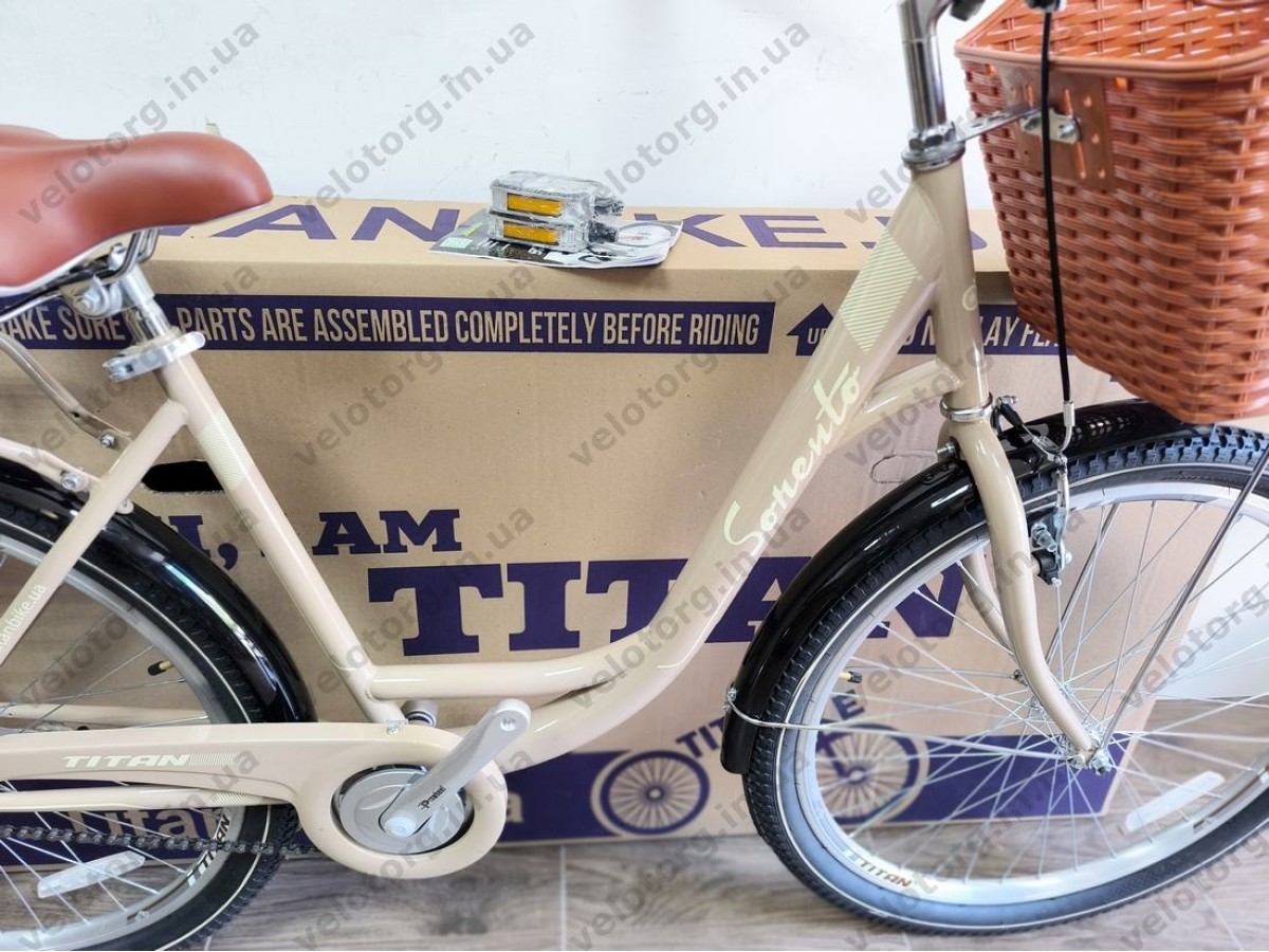 Велосипед Titan 26″ Sorento 2026 рама 18″ latte