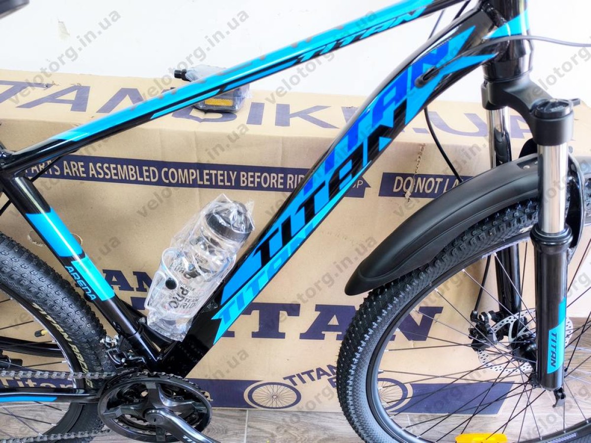 Велосипед Titan 29″ Arena 2025 рама-19″ black-blue