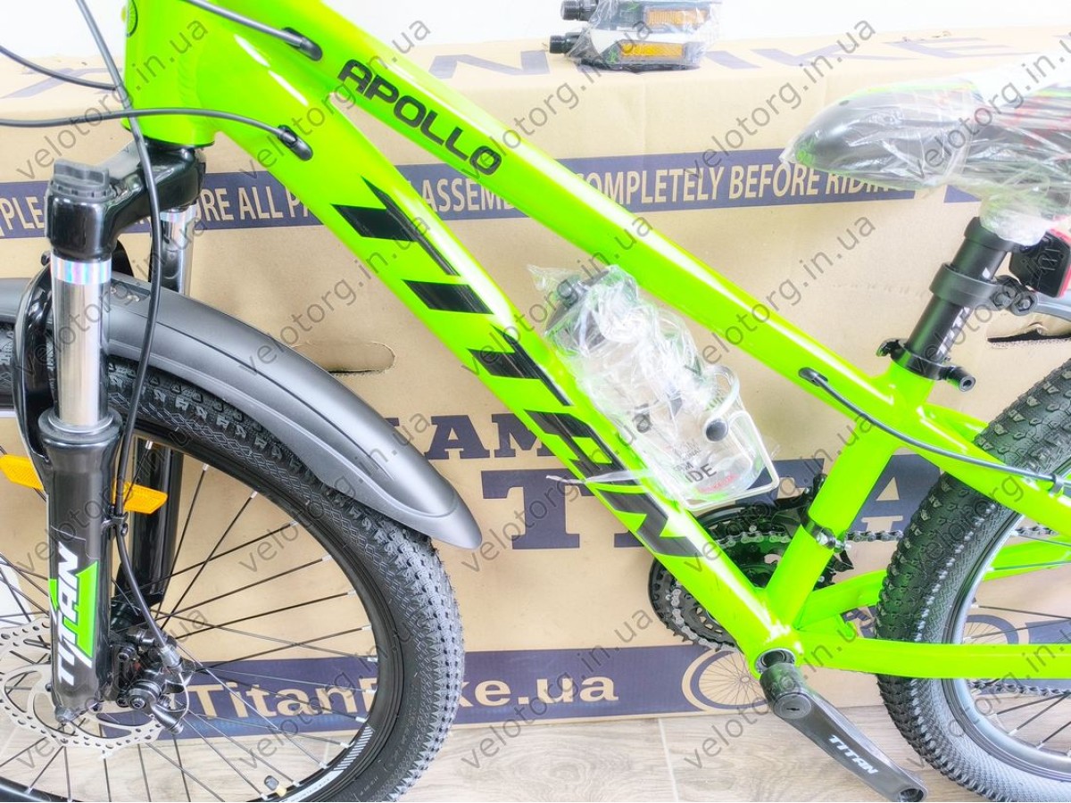 Велосипед Titan Apollo 24" Рама-11" green-black