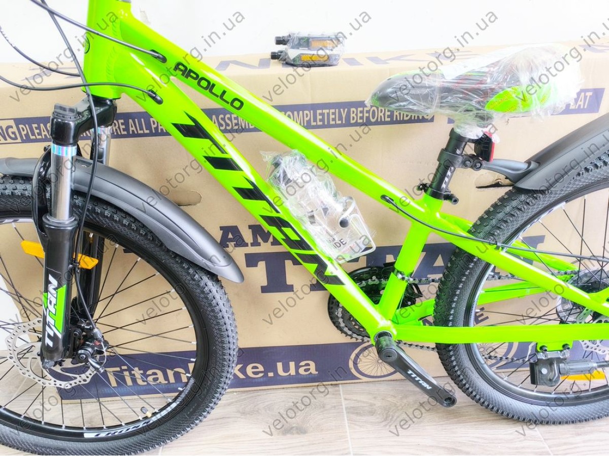 Велосипед Titan Apollo 24" Рама-11" green-black