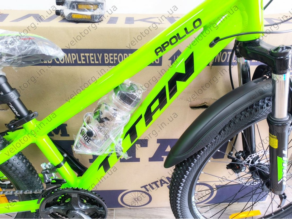 Велосипед Titan Apollo 24" Рама-11" green-black