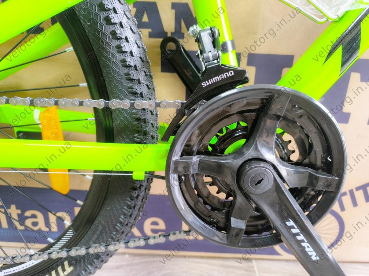 Велосипед Titan Apollo 24" Рама-11" green-black
