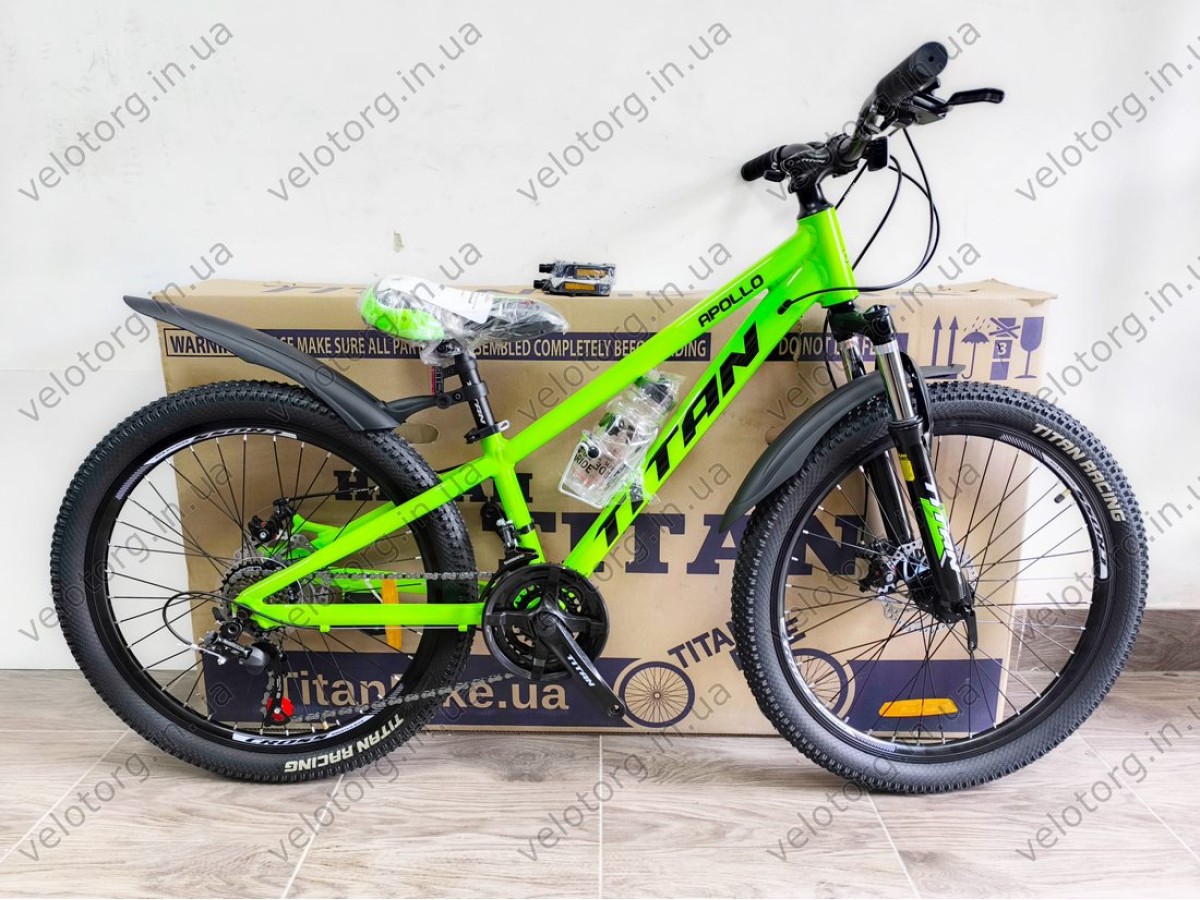 Велосипед Titan Apollo 24" Рама-11" green-black