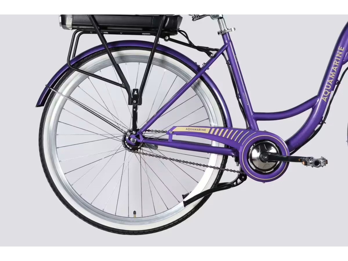 Електровелосипед 28″ Dorozhnik eAQUAMARINE BH 2026 рама 19″ 36V 13Ah 500W фіолетовий з кошиком