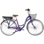 Електровелосипед 28″ Dorozhnik eAQUAMARINE BH 2026 рама 19″ 36V 13Ah 500W фіолетовий з кошиком