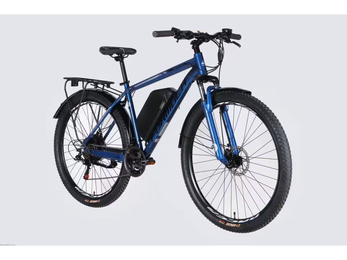 Велосипед з електроприводом 29″ Formula eMOTION PLUS DD FR 2026 рама 19″ 48V 15Ah 500W синьо-чорний