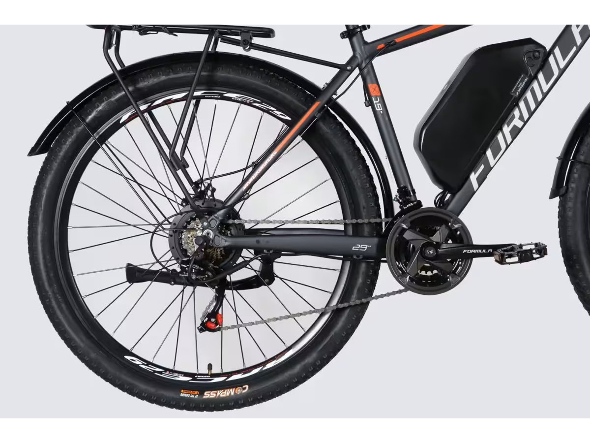 Велосипед з електроприводом 29″ Formula eMOTION PLUS DD FR 2026 рама 19″ 48V 15Ah 500W сіро-сріблястий (матовий)