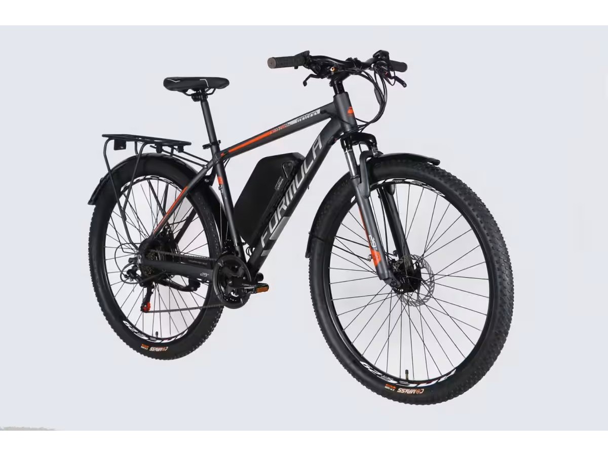 Велосипед з електроприводом 29″ Formula eMOTION PLUS DD FR 2026 рама 19″ 48V 15Ah 500W сіро-сріблястий (матовий)