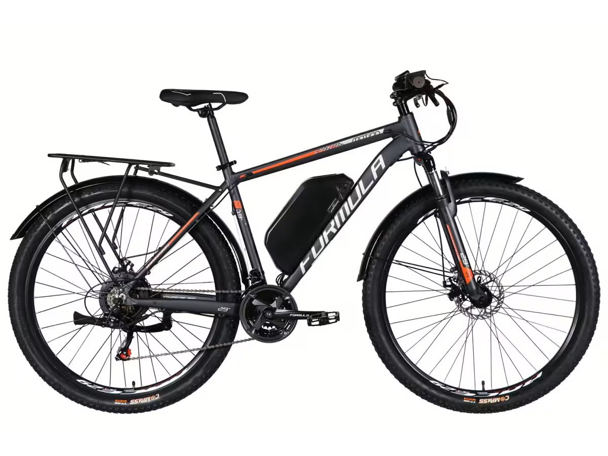 Велосипед з електроприводом 29″ Formula eMOTION PLUS DD FR 2026 рама 19″ 48V 15Ah 500W сіро-сріблястий (матовий)